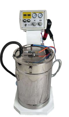 سفارشی HXC-310 کارتریج پودر ماندگار خلاء جذب پوشش الکترواستاتیک فلز اسپری ماشین با رول