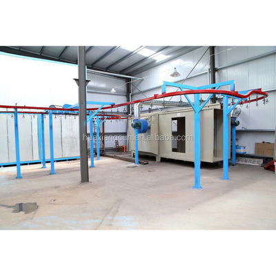 خط مونتاژ اسپری الکترواستاتیک فولاد OEM دستگاه پوشش پودری صنعتی صرفه جویی در انرژی