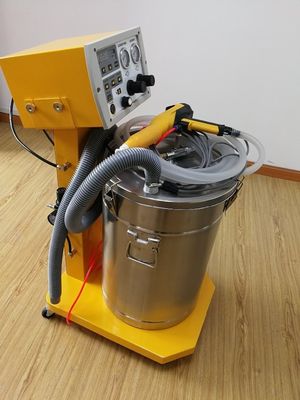 28 کیلوگرم وزن دستگاه اسپری پوشش پودر الکترواستاتیک در کارخانه تولید