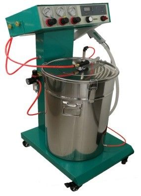 نوع ماشین تجهیزات پوشش دستی پودر پوشش اسلحه برای تولید موتور چرخ ماشین