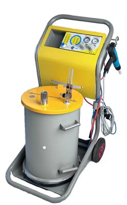 110V/220V ولتاژ رنگ اسپری بوت پودر پوشش سیستم برای پوشش زیربنای فولاد